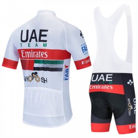 Ensemble de maillot de cyclisme UAE Team 2024 pour hommes, champion du