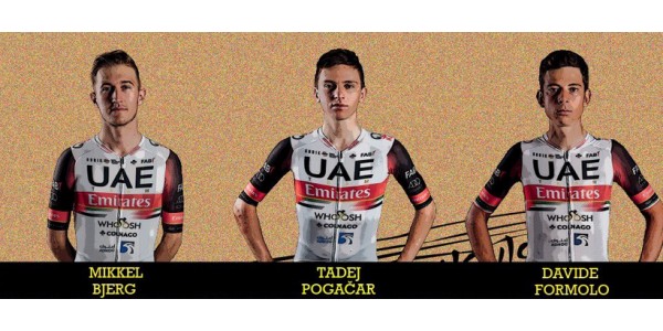 Alineación del UAE Team Emirates 2021 Tour de France