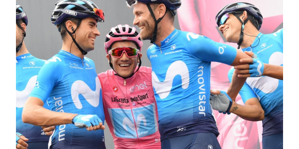 Roglic perdió a Nibali