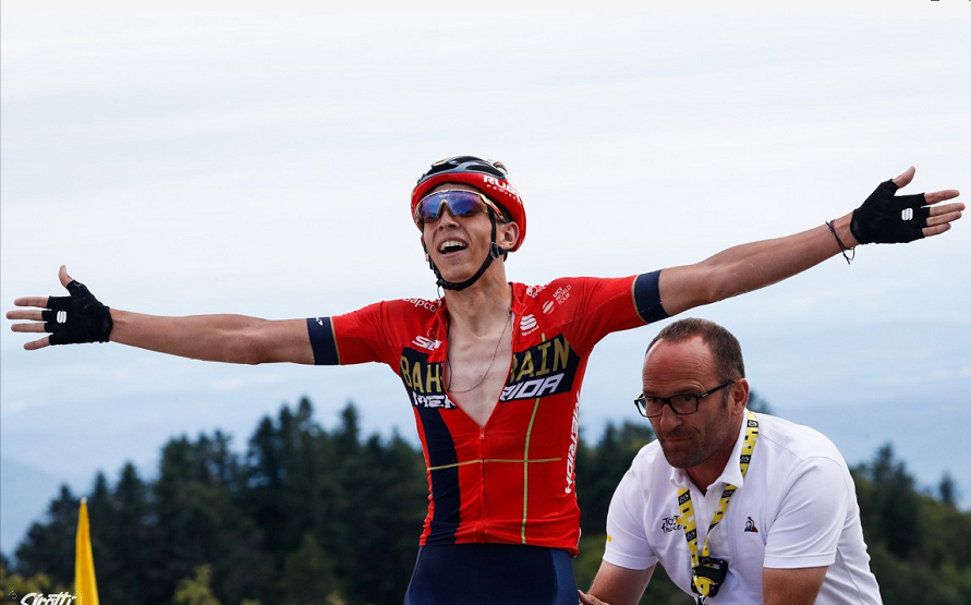 Ciccone ganó la nueva camiseta amarilla